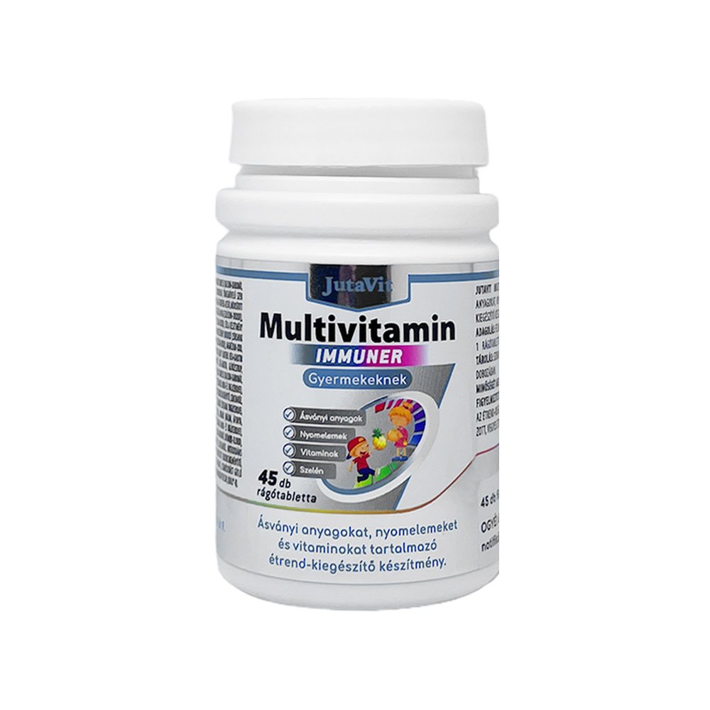 JutaVit Immuner Multivitamine für Kinder Immunität mit Laktobazillen, 45 Tabletten