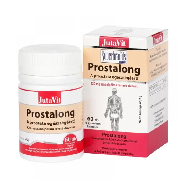 JutaVit Prostalong (Saw palmetto) gulsčiosios serenojos ekstraktas, 60 kapsulių