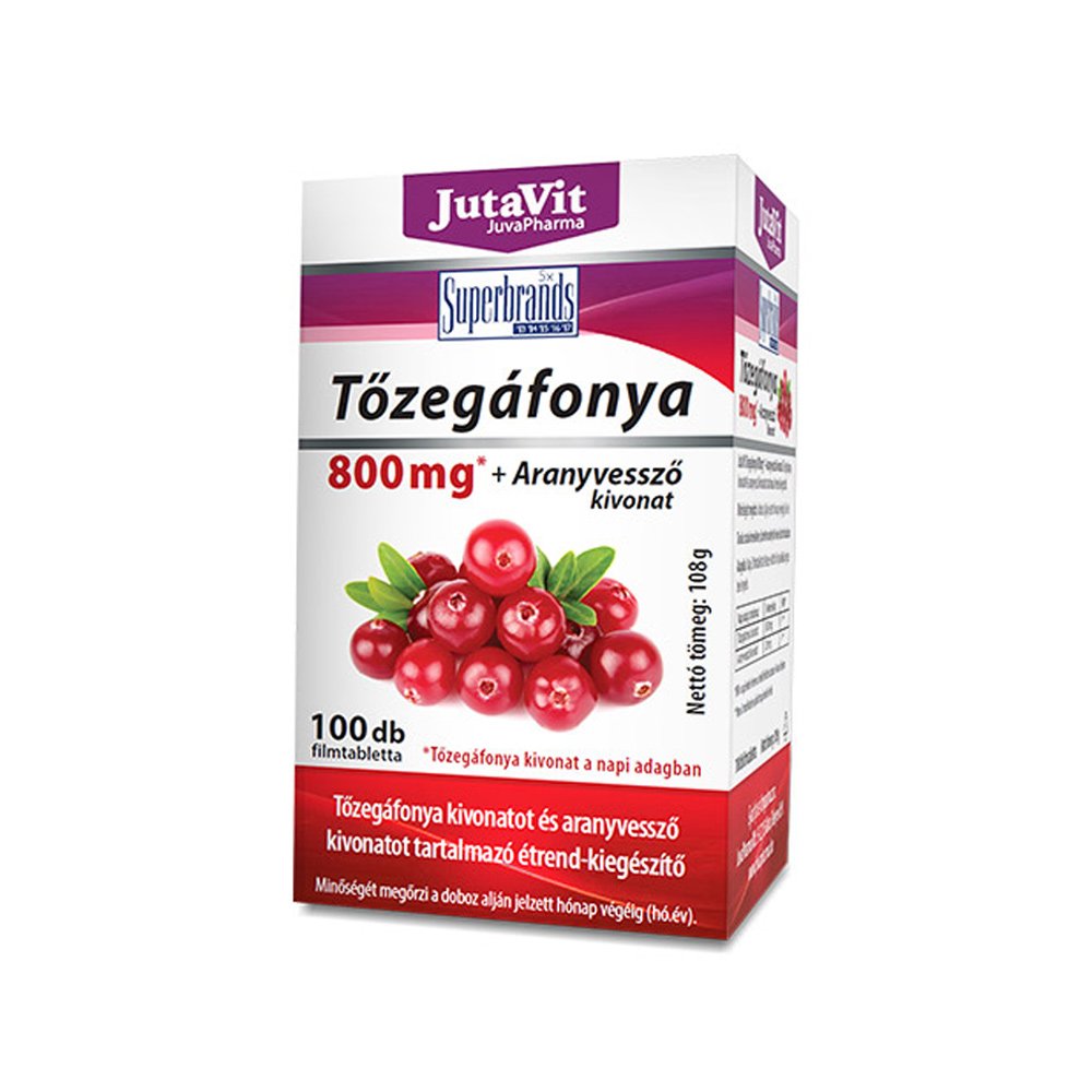 JutaVit Cranberry und Goldrutenextrakt, 100 Tabletten