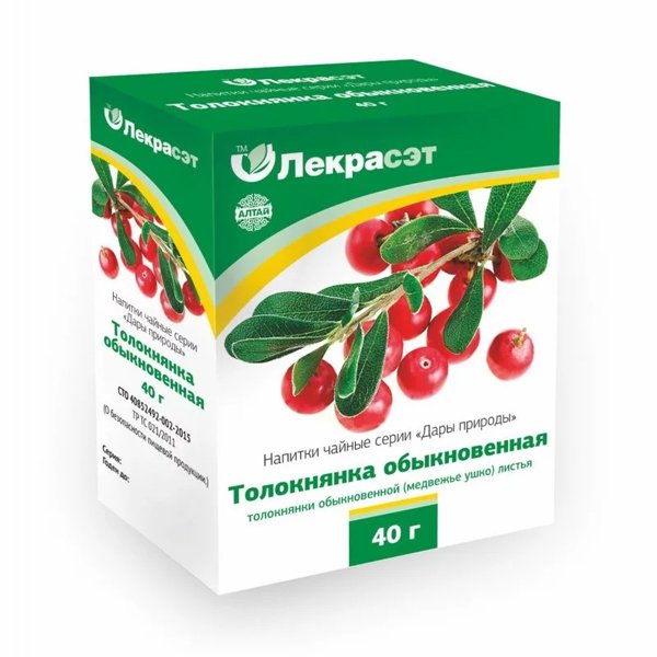 Lekraset herbal tea "Bearberry", 40 g