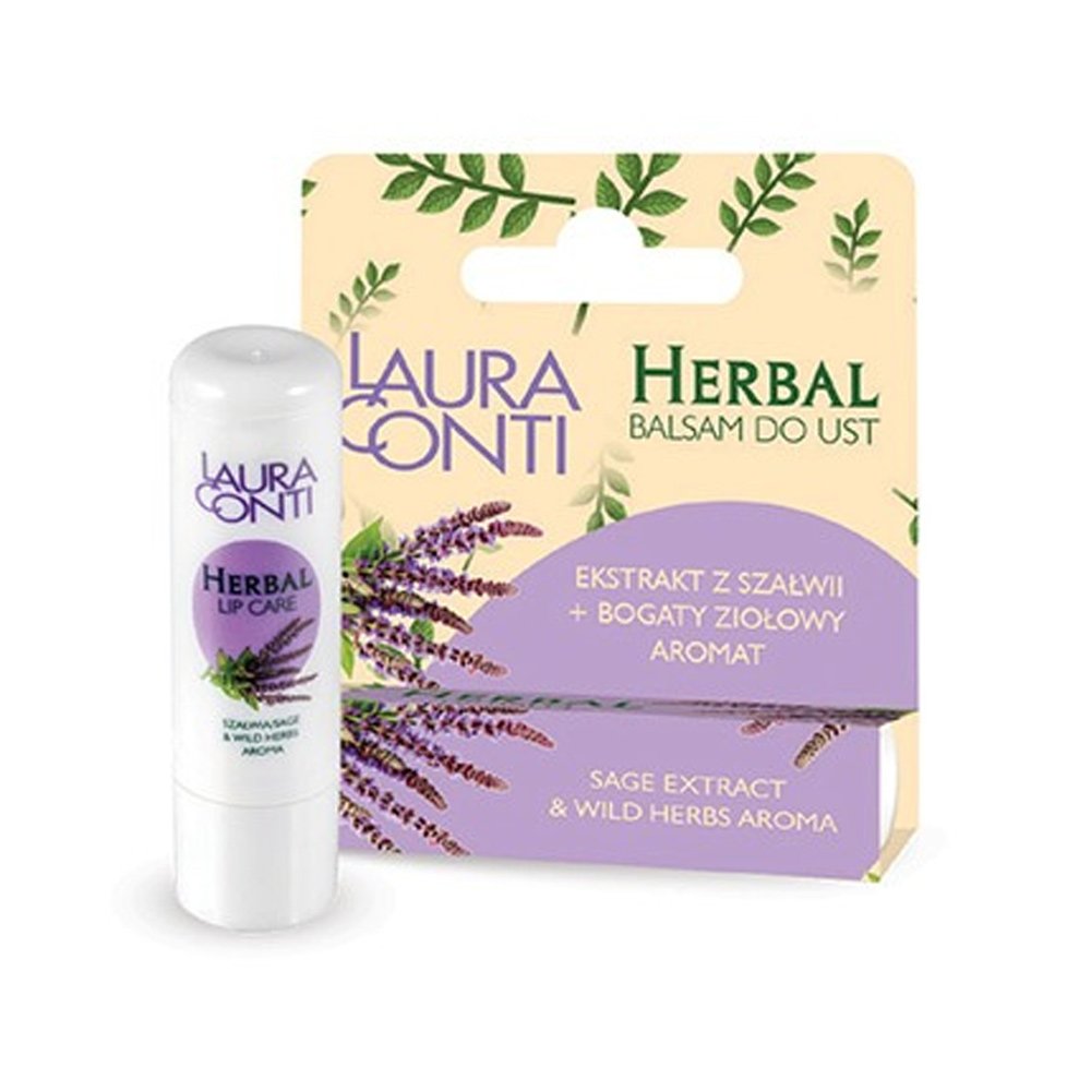 Laura Conti herbal lip balm with sage extract and wild herbs 4,8 g