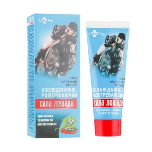 LekoPro Horse Force wärmender-kühlender Körperbalsam, 75 ml