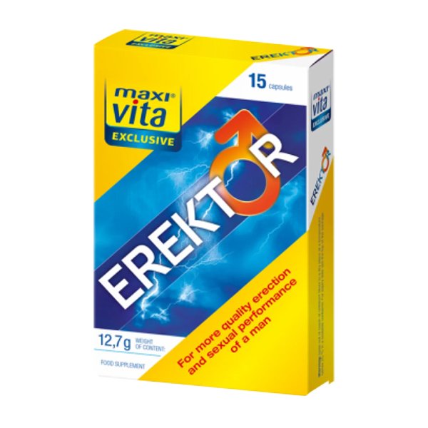 MaxiVita erektor exclusive, 15 kapsulių