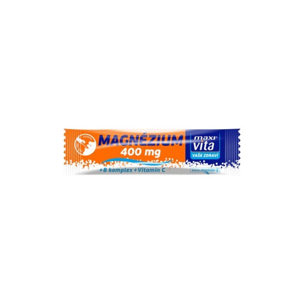 MaxiVita magnesium 400 mg + vitamins C, B6, B1, B12, 20 packets