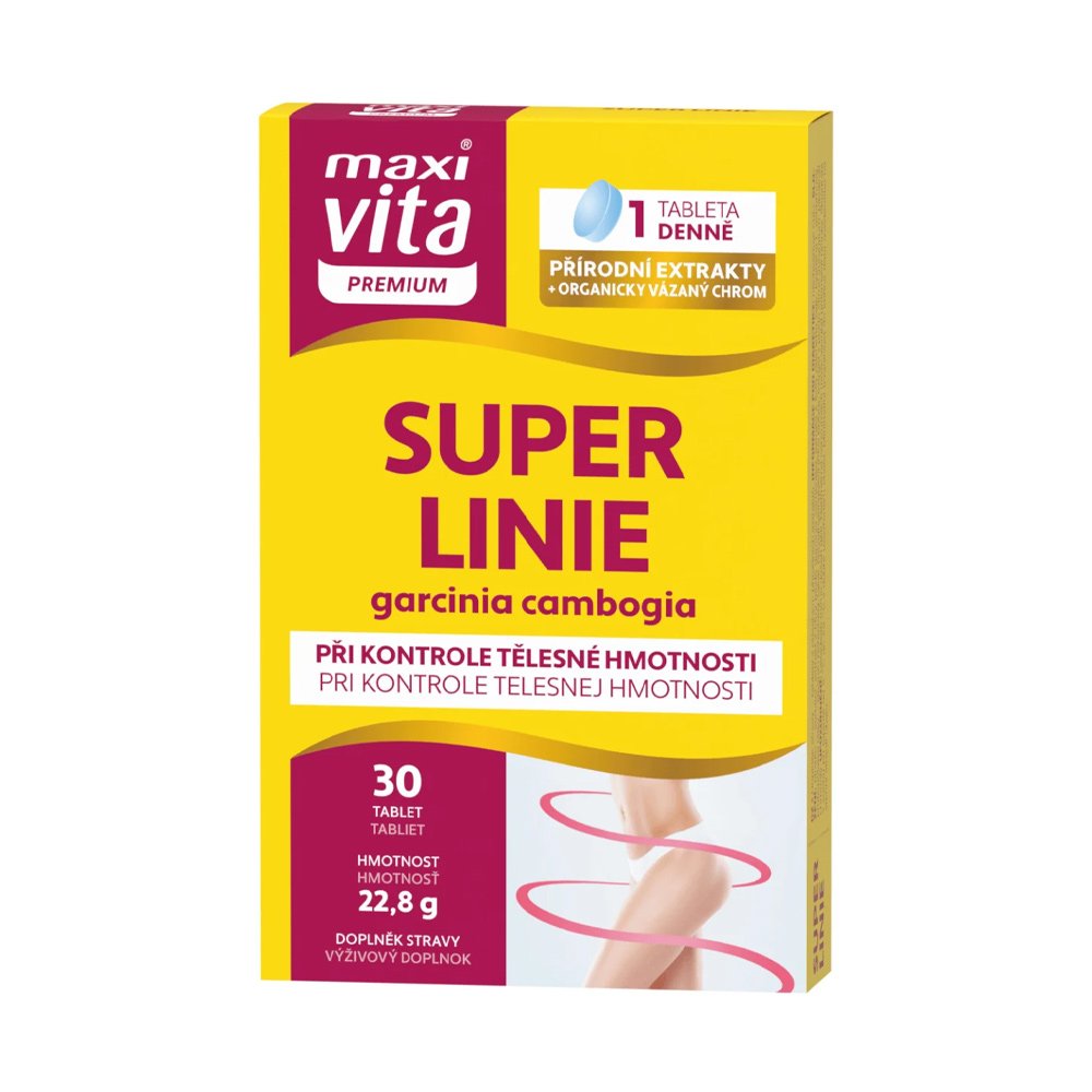 MaxiVita Super Line kūno svoriui, 30 tablečių