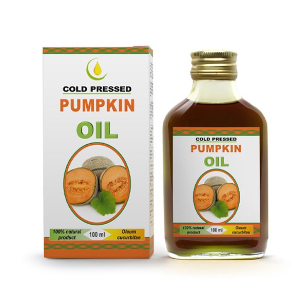 Pumpkin seed oil, unrefined, cold pressed, 100 ml