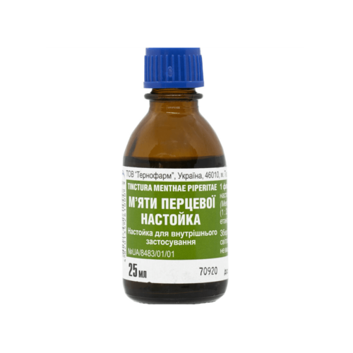 Pfefferminz tinktur, 25 ml