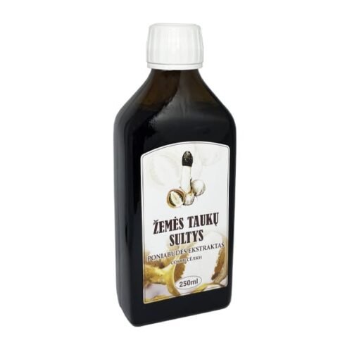 Žemės taukų sultys poniabudės ekstraktas, 250 ml