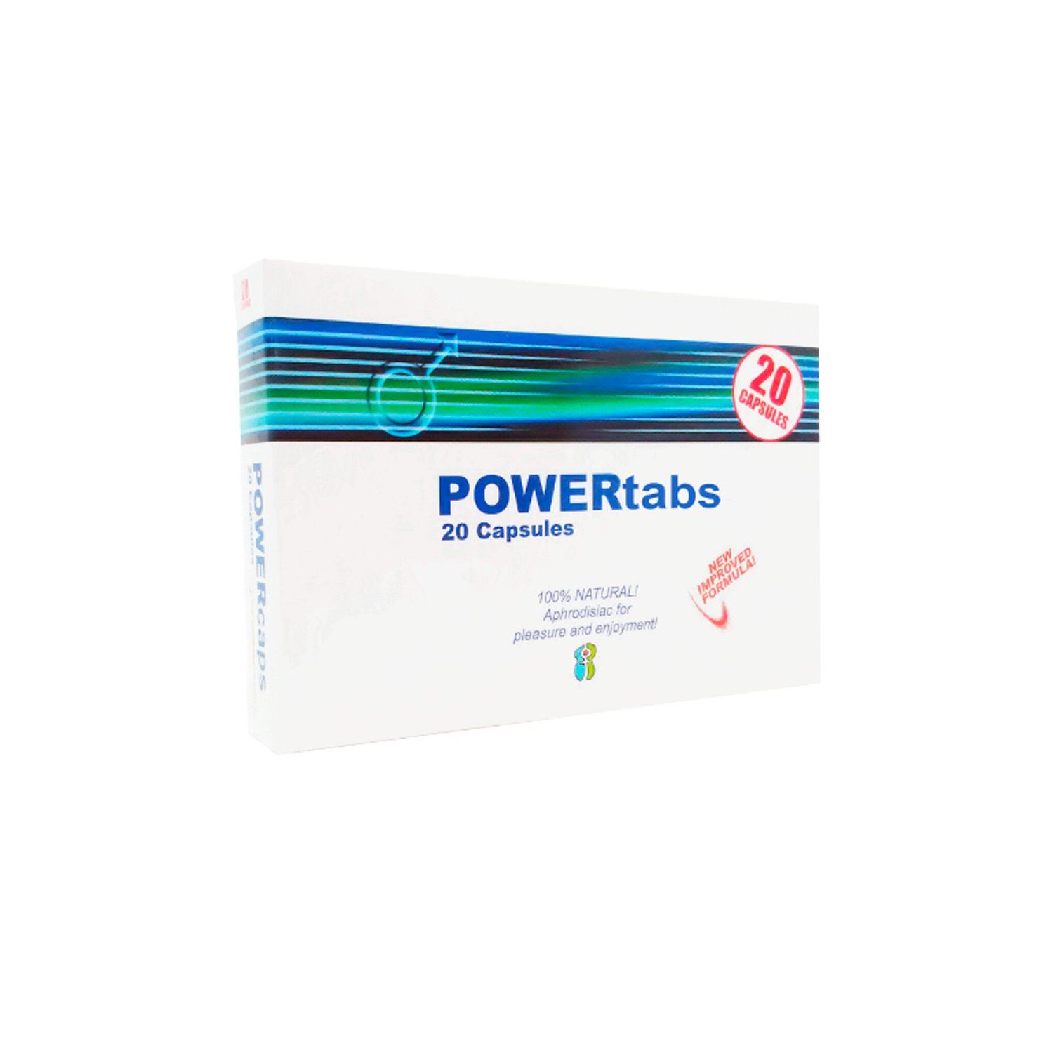 Powertabs food supplement for men, 20 capsules