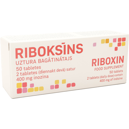 Riboksinas 200 mg inozinas, 50 tablečių
