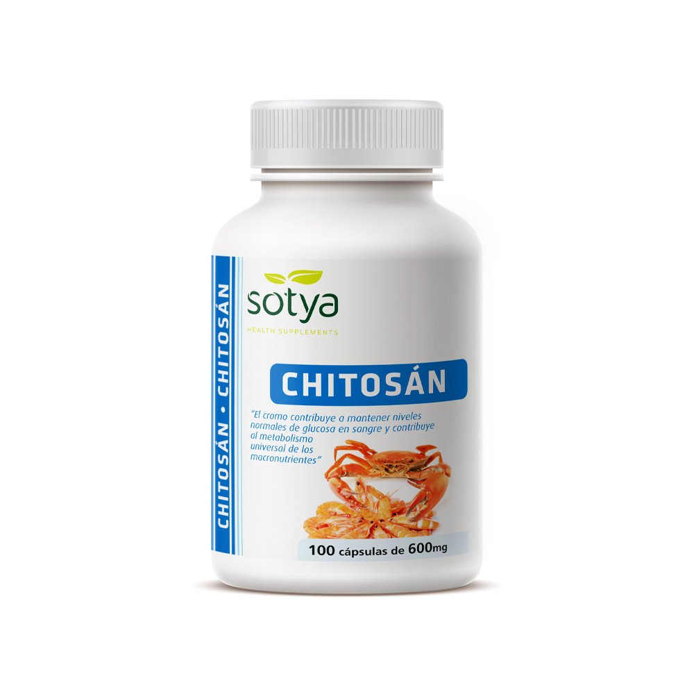 Sotya chitozanas 485 mg + chromas + vitaminas C, 100 kapsulių