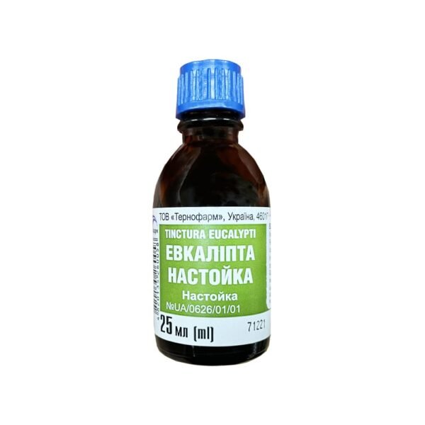 Eukalipto tinktūra (ištrauka), 25 ml