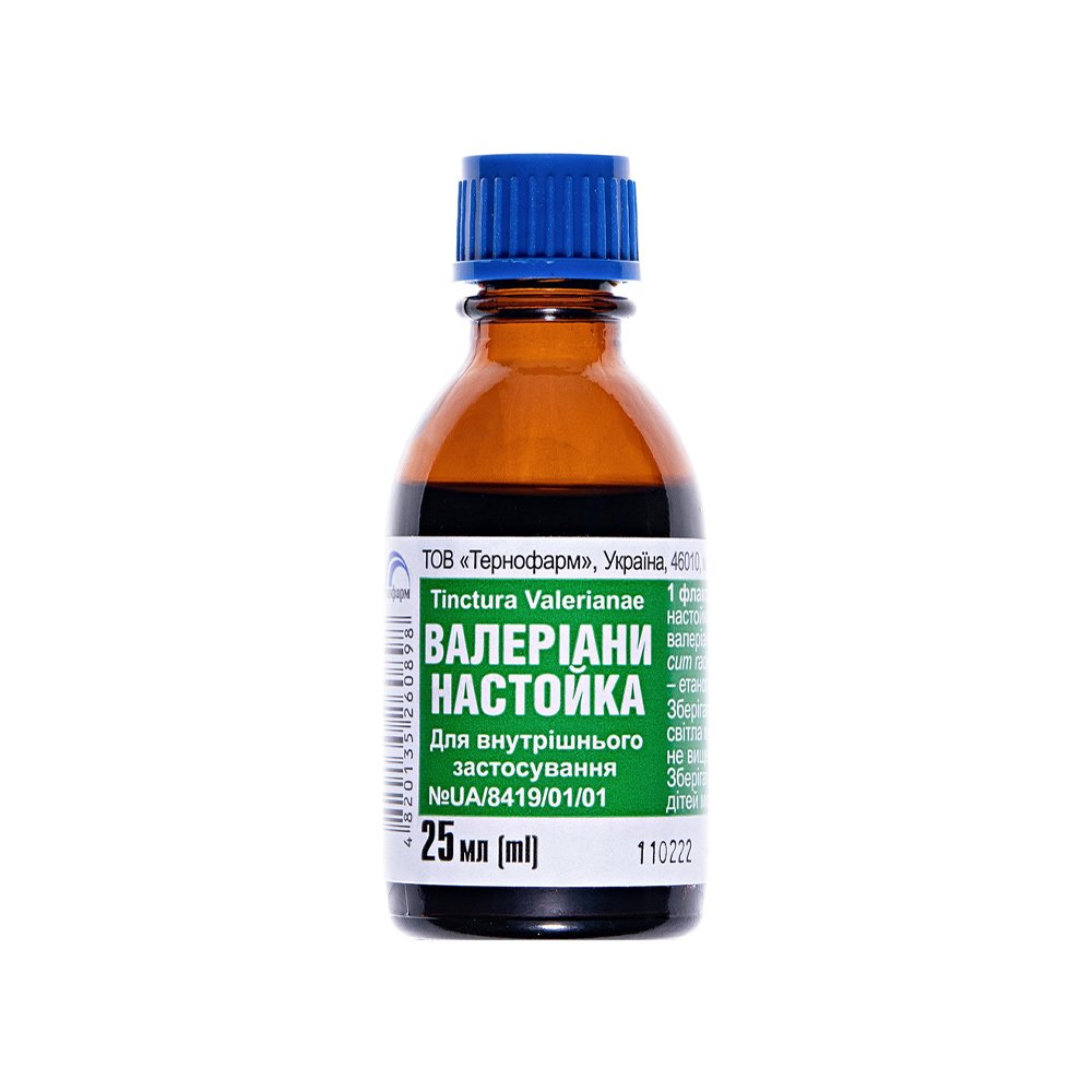 Valerian tincture, 25 ml