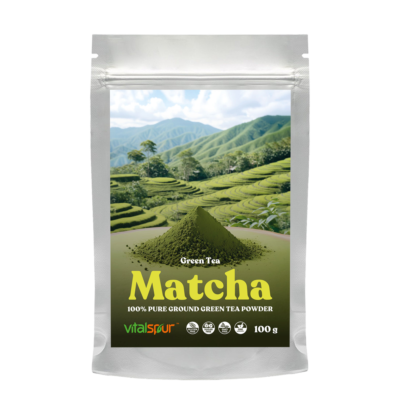 VitalSpur Matcha Grüntee pulver, 100 g