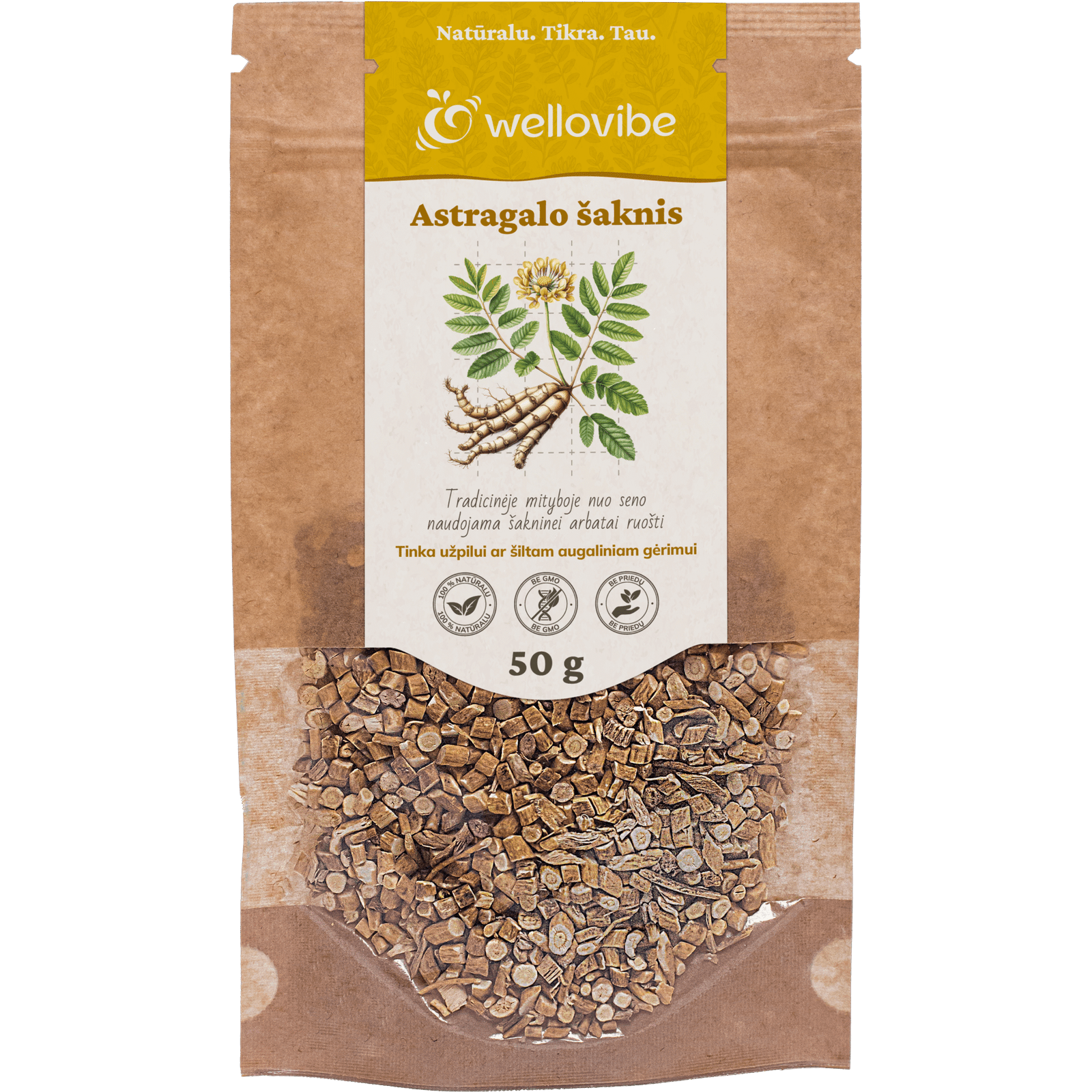 Astragalus root cut, 50 g
