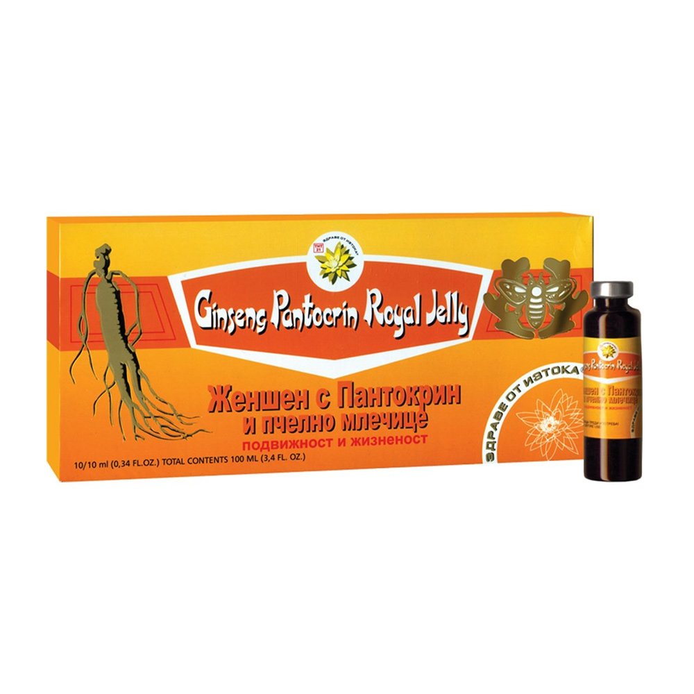 Ginseng pantocrin royal jelly, 10 bottles