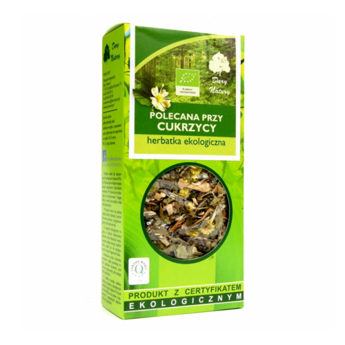 Ekologiška žolelių ir vaisių arbata „Diabetas“, 50 g