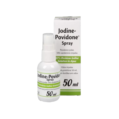 Povidono jodas vandeninis tirpalas, purškalas, 50 ml