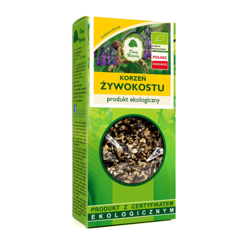 Ekologiškos vaistinės taukės šaknys „Kaulažolė“, 100 g