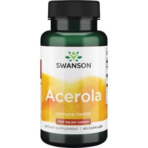 Acerola-Extrakt mit Vitamin C, 60 Kapseln