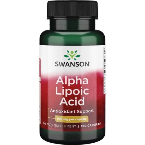 Alfa lipoinė rūgštis 120 mg, 100 kapsulių