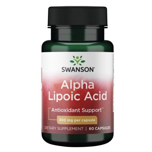 Alfa lipoinė rūgštis 300 mg, 60 kapsulių