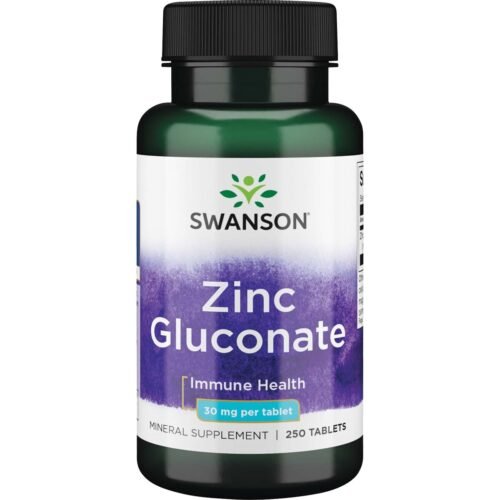 Cinko gliukonatas 30 mg, 250 tablečių