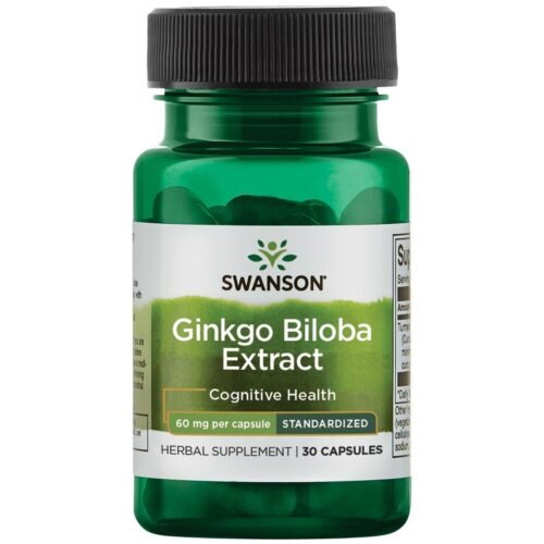 Ginkgo biloba 60 mg, 30 Kapseln
