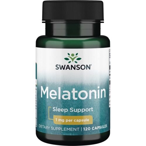 Melatoninas 1 mg, 120 kapsulių