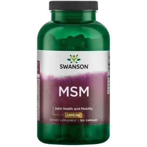 MSM 1000 mg, 120 kapsulių