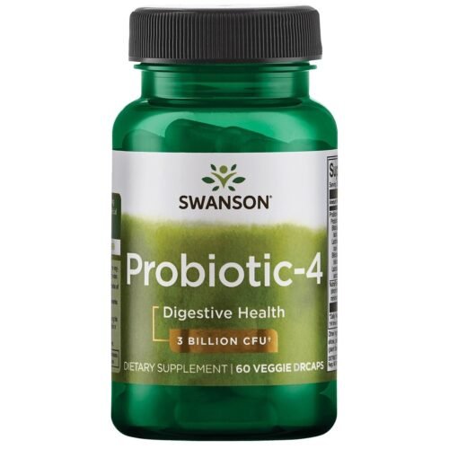 Pieno rūgšties bakterijos (probiotikai-4), 60 kapsulių
