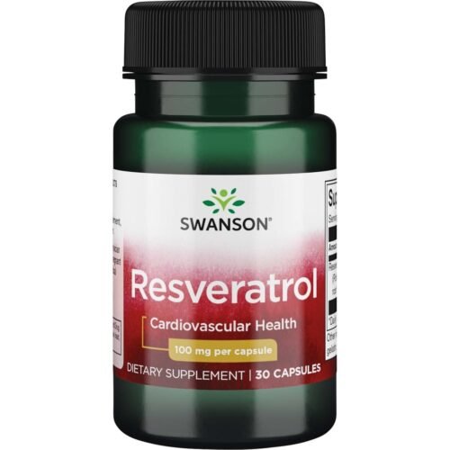 Resveratrolis 100 mg, 30 kapsulių
