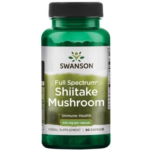 Shiitake-Pilz 500 mg, 60 Kapseln