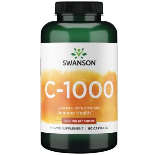 Vitamin C 1000 mg mit Hagebuttenextrakt, 90 Kapseln