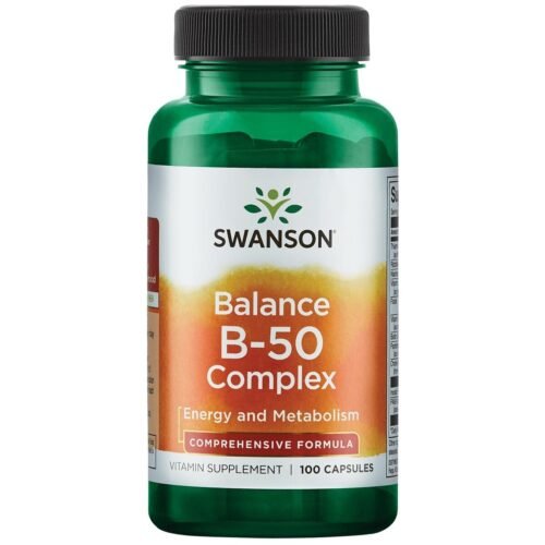 B vitaminų kompleksas, 100 kapsulių