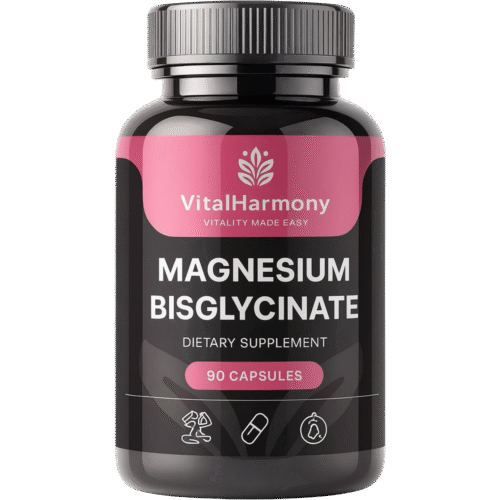 VitalHarmony Magnesiumbisglycinat 655 mg, 90 Kapseln