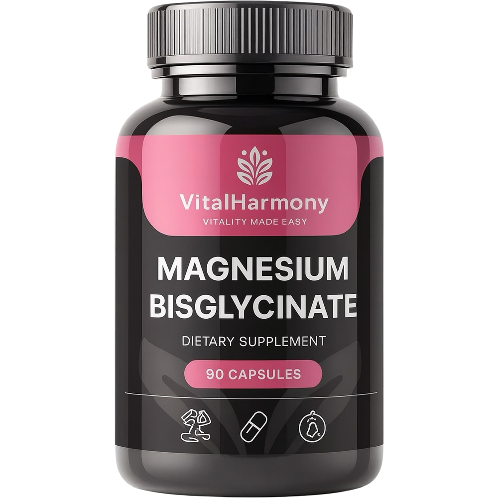 vitalharmony magnesium bisglycinate 90 capsules