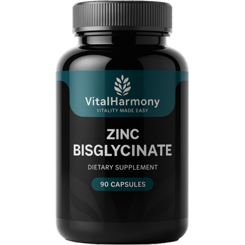 VitalHarmony Zinc Bisglycinate, 90 capsules